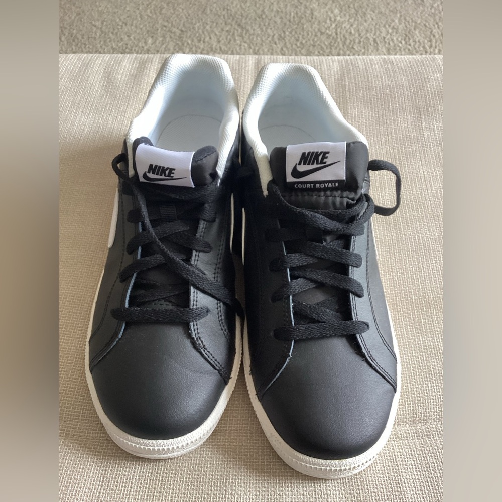Nike Court Royale Black and White Men's Sneakers 10